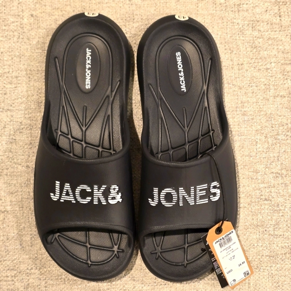 Jack and Jones Slides NWT MSRP $39.50